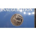 1994 South Africa Presidential Inauguration R5 Proof Coin Encapsulated