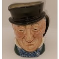 Vintage Royal Doulton  Character Jug / Toby Jug 'Mr Micawber' 80x85x80mm