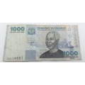 2006  Tanzania 1,000 Shillingi  Bank note