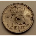 1948  Netherlands 10 Cents - Wilhelmina