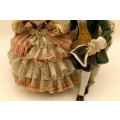 Antique/Vintage BAVARIA Germany Figurine - Some of the frills on dress broken