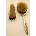 Antique Hallmarked STERLING SILVER Grooming Brush set  by Broadway & Co Birmingham England