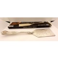 Vintage Elweco Kings Pattern Silver Plated Pizza/Lasagna server Boxed -300x63mm