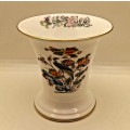 Vintage Wedgwood Bone China Vase KUTANI CRANE made in England 90x90mm
