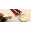 WW2 Africa Service Medal and 1939-1945 Full size Medals issued to 125498 R. Mcgibbon