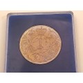 1952-1977 H.M Queen Elizabeth II Silver Jubilee Proof crown in perspex holder