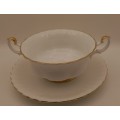 Vintage Royal Albert  " Val D'or " Soup Coupe and Saucer