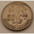 1923 Belgian Congo 50 Centimes - Albert I French text