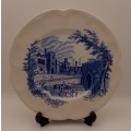 Vintage Genuine Hand Engraved Haddon Hall Johnson Bros Plate England 180mm