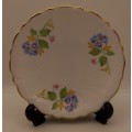 Small Vintage Adderley FLORAL Porcelain Bone china Plate Made in England 118mm