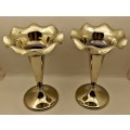 Pair of Vintage EPNS (Silver Plated ) Vases 185x117mm