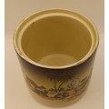 Rare Antique A.J Wilkinson Homeland Series Africa Royal Staffordshire Sugar Pot without Lid 76x80mm
