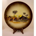 Rare Antique A.J Wilkinson Homeland Series Africa Royal Staffordshire Plate 258mm