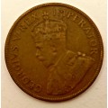 1934 South Africa 1 Penny George V 1D