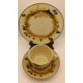 Rare Antique A.J Wilkinson Homeland Series Africa Royal Staffordshire Trio (Cup Damaged)