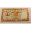 2003-  Zimbabwe 20 000 Dollars Emergency Bearer Cheque (Uncirculated)