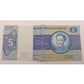 1970-1979  Brazil 5 Cruzeiros 2nd edition, 1st family Uncirculated