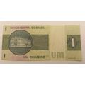 1975 Brazil 1 Cruzeiro 2nd edition, 1st family, 2nd type UNC - there are some writing on the note