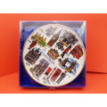 Lambert Souvenirs Medium size Fine Porcelain Plate LONDON with Stand still in box -153mm
