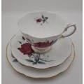 Vintage Royal Albert Bone China `Sweet Romance` Trio -see condition