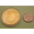 Symbolic - 1 Troy OZ 999 Fine Copper MJB Monetary Metals BITCOIN Token Decentralized -Peer to Peer r