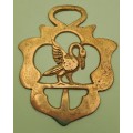 RARE - Vintage Liver Bird Horse Brass - Liverpool Football Club 100x85mm