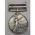 Rare BOER WAR QUEEN'S SOUTH AFRICA MEDAL Defence of Kimberley and OVS -TOWN GUARD PTE C.O Halverson