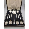 Vintage Community Silver Plate 7pc Spoon Set Rd 814934 (Large Spoons) In Box
