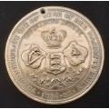1897 United Kingdom Medal - Queen Victoria Diamond Jubilee 37mm -11 Grams