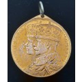 1935 Unie van Suid Afrika- Union of South Africa -Bronce medal- KING GEORGE V