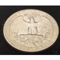 1966 United States ¼ Dollar "Washington Quarter"-circulated