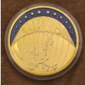 Rare 1998 ECU Europa medal / Token proof in capsule