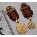 Two 1936 to 1937 W.A.S (Witwatersrand Acricultural Society)Horse show Medals No 31 and 943