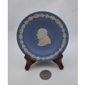 Collectable Vintage  Wedgwood Jasperware small Plate Winston Churchill 111mm-Made in England