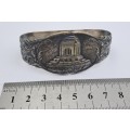 Vintage Voortrekker Monument napkin ring (could be silver) 70x30x35mm