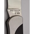 Vintage Edge Mark 440 Stainless Steel 11-329 Pocket Knife - Japan(Branded Silver Star)