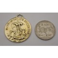 18th Century St George Draagpenning Medal 34x37x1,5mm