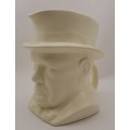 1941 Winston Churchill Character Jug Modelled by F Potts for J & E Meakin England