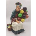 Vintage Royal Doulton ''The Old Lady Balloon Seller"  HN1315 Figurine 195x150x100mm