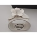 6 Handmade Floral Bone China Co.  Servette Rings Durban - Boxed