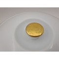 Vintage Royal Worcester Evesham Gold Handle Casserole Baking Dish with lid shape 22 size 3(used)