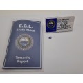 E.G.L Certified 0,907ct Natural Tanzanite -Baguette-Blue-Violet,Eye Clean,-full report -in Capsule