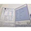 E.G.L Certified 1,526 ct Natural Tanzanite -Princess-Blue-Violet,-full report -in Capsule