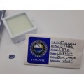 E.G.L Certified 1,330 ct Natural Tanzanite -Cushion -Blue-Violet Vivid AAA,-full report -in Capsule