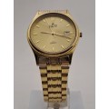 1994 Buren 1509 5ATM Swiss Made Quarts Mens watch- working -Engraved WSAVA Congress 1994