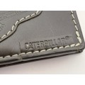 Unused Vintage Caterpillar Mens Leather Wallet 110mmx95mm(when closed)