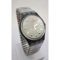 Pre-owned Swatch Quartz watch (Working) face 34x40x8mm -Swatch strap