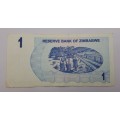 2006 Zimbabwe 1 Dollar Bearer Cheque
