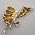 Vintage Brooch by Monet 62x33mm