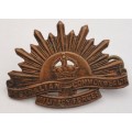 Vintage Australian Commonwealth Military Forces Badge 40x28mm